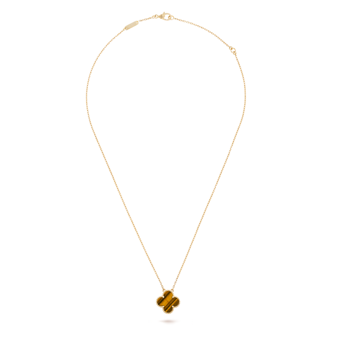 FORTUNE CLOVER NECKLACE | RED/GOLD