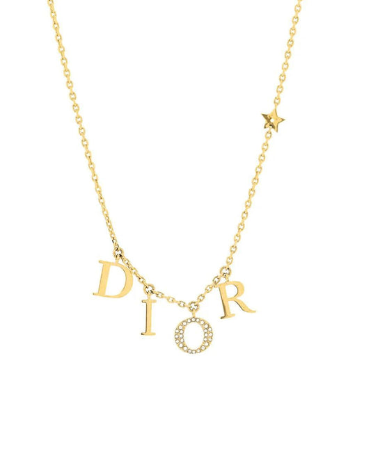 Gold CD Necklace
