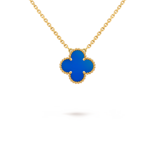 FORTUNE CLOVER NECKLACE | BLUE