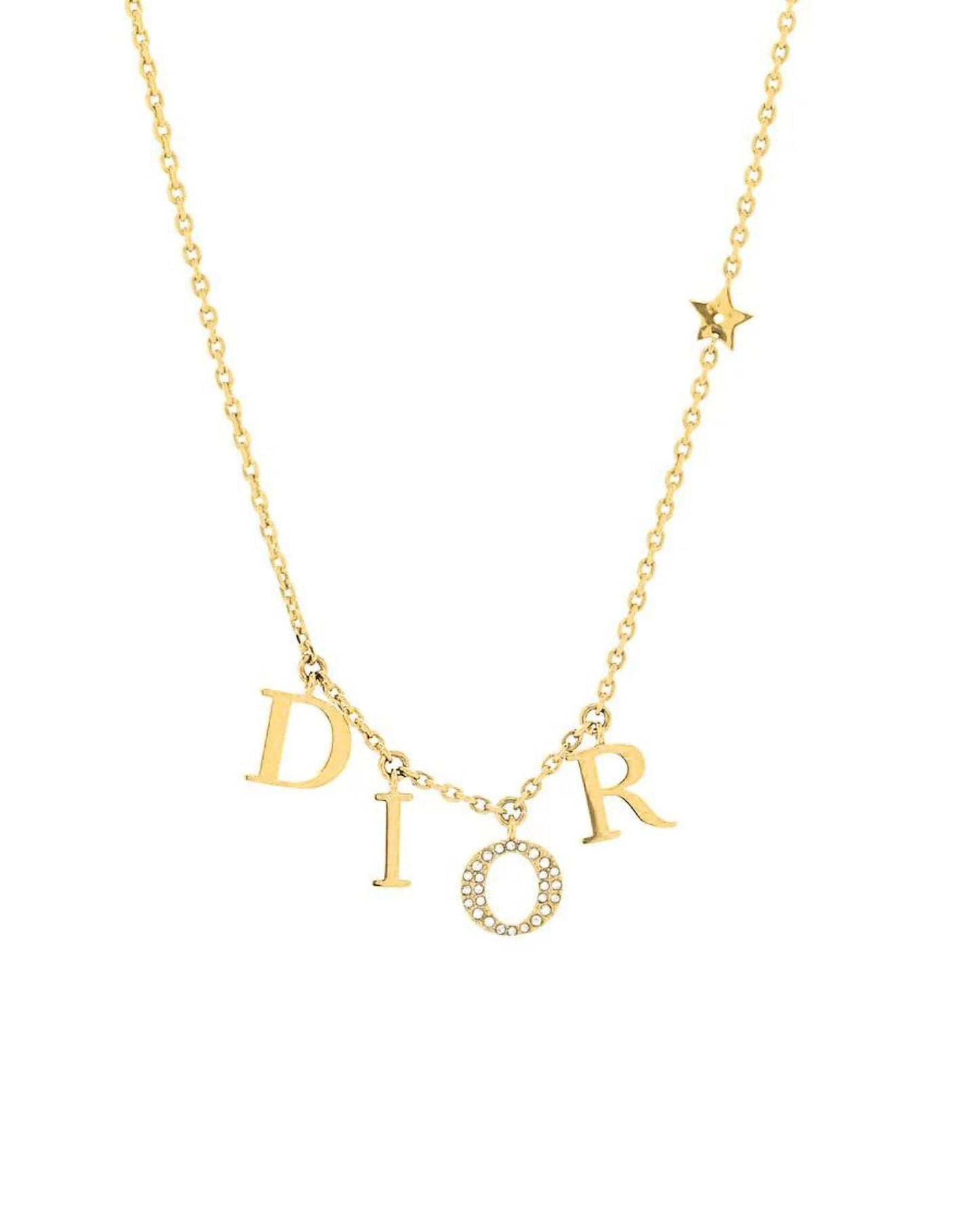 Gold CD Necklace